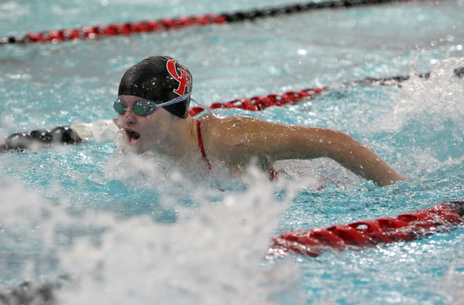 Hudson at Chi-Hi girls swimming 9-10-19
